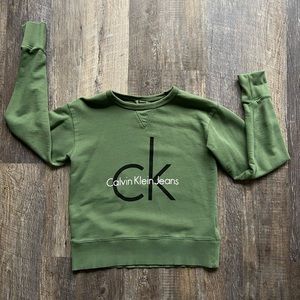 Green Calvin Klein Jeans Sweatshirt